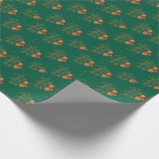 A merry heart goes all the day cadeaupapier (Hoek)