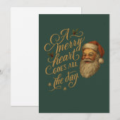 A Merry Heart Goes all the Day  Kaart (Voorkant / Achterkant)