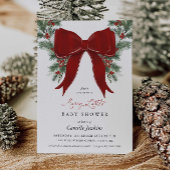 A Merry Little Christmas Baby Shower Invitation