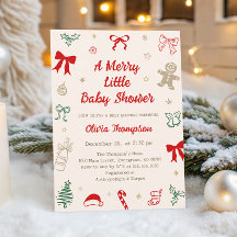 A Merry Little Christmas Baby Shower