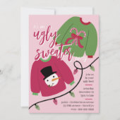 A Merry Ugly Sweater Holiday Party Invitation (Devant)