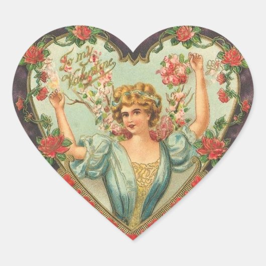 À mes stickers de coeur Valentine (Devant)