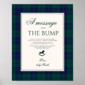 A message from the bump Classic plaid Toy Poster (Voorkant)