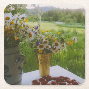 A Midsummer Night's Dream - Hälsingland - Zweden Vierkante Kartonnen Onderzetter