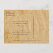 A Midsummer Night's Dream Save the Date Briefkaart (Achterkant)