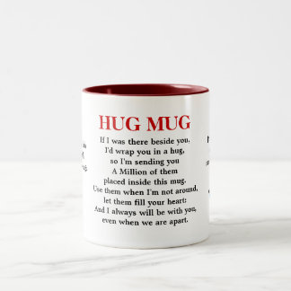 A Million Hugs Verse a Singular Tweekleurige Koffiemok