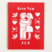 A modern Bauhaus personalized Valentine’s Day (Devant)