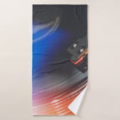 A modern turntable to play music on audio disc. Hi (Serviette de bain)