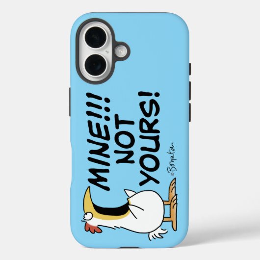 À MOI ! PAS À VOUS ! Étui pour téléphone en forme (Verso)