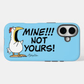 À MOI ! PAS À VOUS ! Étui pour téléphone en forme (Verso (horizontal))
