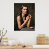 A Moment with Cherries Poster (Keuken)