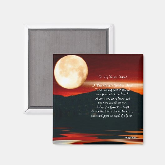 À Mon Ami Éternel - Aimant (Recto/Verso)