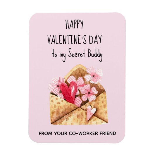 À mon ami secret Saint Valentin Magnet flexible (Vertical)