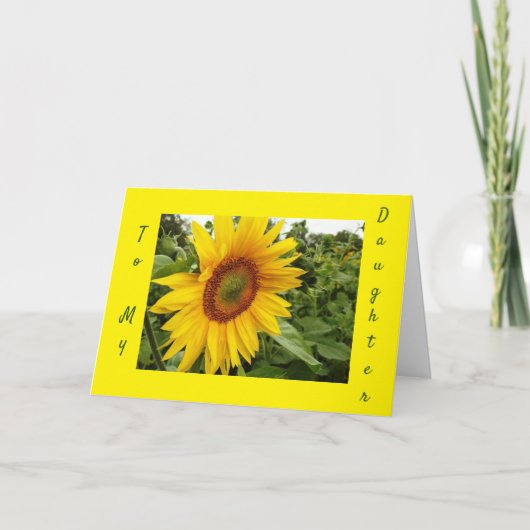 À MON AMOUREUX * FILLE*-HEUREUSE CARTE D'ANNIVERSA (Devant)