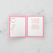 À mon Boo, HEUREUSE VALENTINE | Carte de vœux (Intérieur)