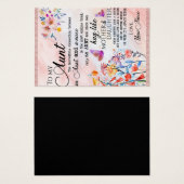 À Mon Cadeau Tante, Cadeau Papillon De La Nièce (Devant & derrière)