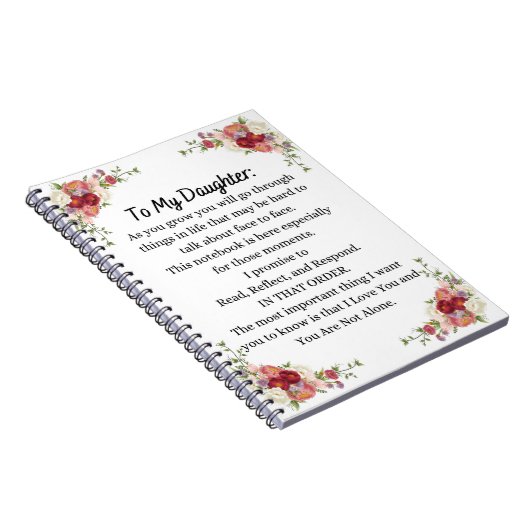 À mon Carnet fille (Côté Droit)