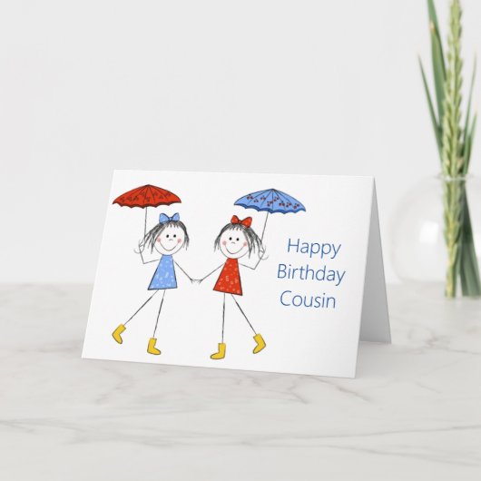 À MON "COUSIN ÂGÉ" SUR VOTRE CARTE DE VACANCES D'A (Devant)