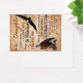 À Mon Don Fille, Papa Et Fille, Aigle Aigle (Bureau)