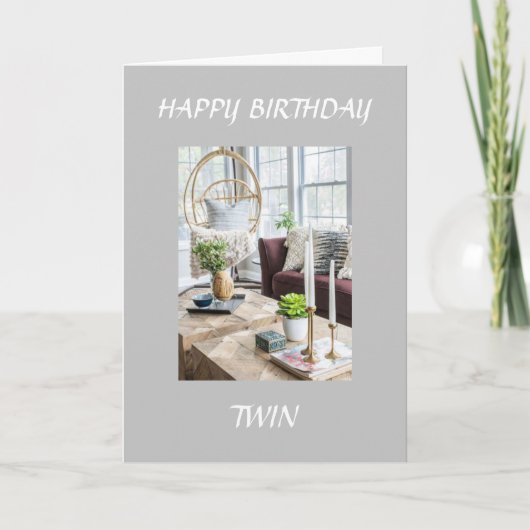 À MON EXTRAORDINAIRE **SOEUR DOUCE** CARTE D'ANNIV (Devant)
