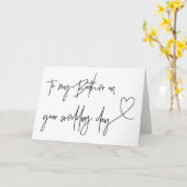 À mon frère sur votre carte de jour de mariage (Fleur jaune)