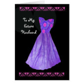 À mon futur mari - robe pourpre (Devant)