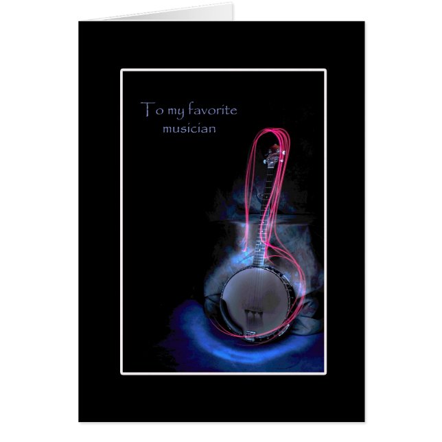 À mon musicien préféré (Devant)