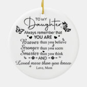 À mon ornement pour Noël (Dos)