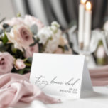 "À Mon Père Bonus Le Jour De Mon Mariage" Carte Me<br><div class="desc">Cochez le champ "Logo & Independent Creator Mark" et cochez la case si vous ne voulez pas que le logo apparaisse sur la carte. Conçu pour coordonner avec pour la collection de Faire-part de mariage "Chloe". Voir le lien de collection sur cette page pour voir tous les éléments correspondants dans...</div>