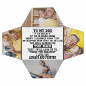 À Mon Père Cadeau Personnalisé fête des pères Avec (Plat)