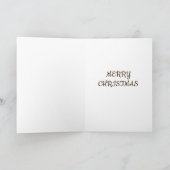 À MON **PROFESSEUR** POUR LA CARTE DE NOËL (Intérieur)