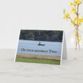 À MON "TWIN BROTHER" SUR VOTRE CARTE D'ANNIVERSAIR (Fleur jaune)