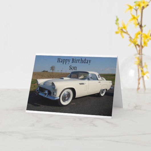 **À MON TYPE CLASSIQUE*** CARTE D'ANNIVERSAIRE (Fleur jaune)