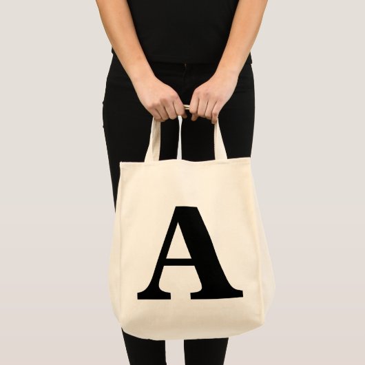 "A" Monogram Bag Tote Bag (Voorkant (product))