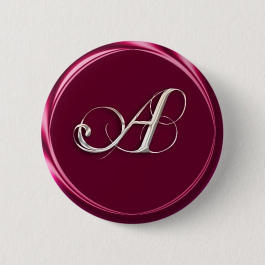 A-monogram Ronde Button 5,7 Cm (Voorkant)