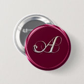 A-monogram Ronde Button 5,7 Cm (Voorkant /achterkant)