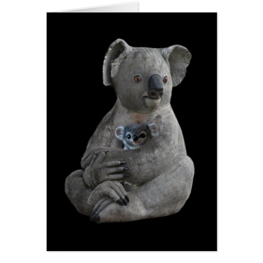 A Mother’s Embrace Blank Greeting Card (Voorkant)