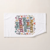 A Mother’s Smile Brightens The Darkest Day (Serviette à main)