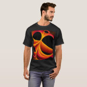 A Much Manipulated Mandelbrot Fractal T-shirt (Voorkant volledig)