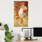 A. Mucha  kunst Poster (Thuiskantoor)