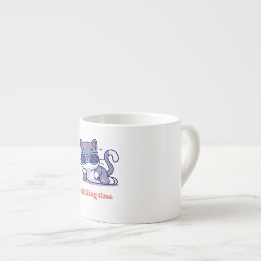 A mug for coffee Chilling time (Devant droit)