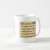 A mug for sharing your pro-life beliefs. (Devant droit)