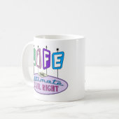 A mug for sharing your pro-life beliefs. (Devant gauche)