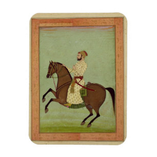 A Mughal Noble on Horseback, c.1790, van de Larg Magneet