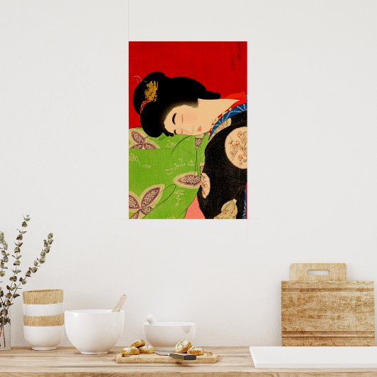 A Nap Torii Kotondo 1933 Poster (Keuken)