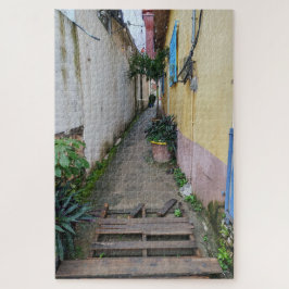 A narrow walkway legpuzzel