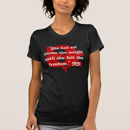 A Nathaniel Hawthorne Fans RED MARK DESIGN T-Shirt (Voorkant)