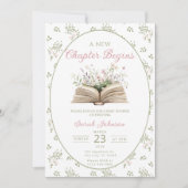 A New Chapter Begins Baby Shower Invitation Story  (Devant)