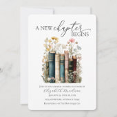 A New Chapter Begins Bridal Shower Invitation (Devant)