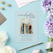 A New Chapter Bridal Shower Acrylic Invitation (Insitu (Mariage))